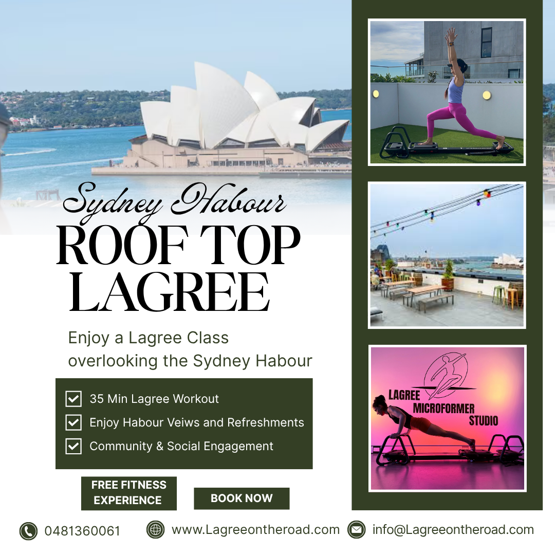 Lagree On The Rooftop: YHA Sydney Harbour